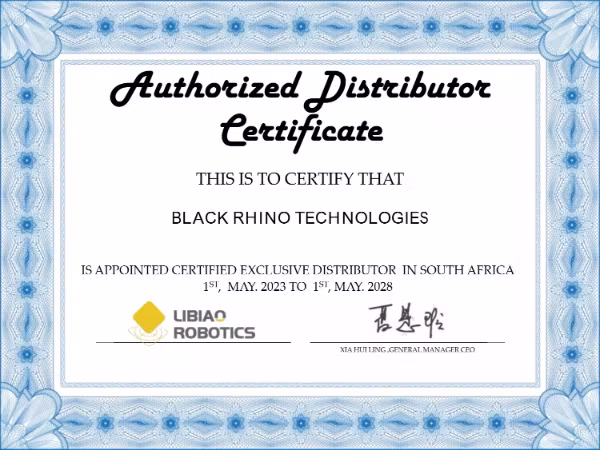 Libiao distributor certificate