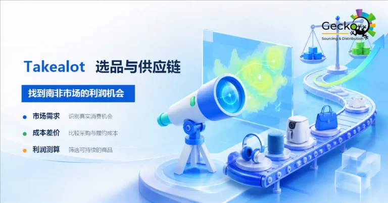 Takealot 选品策略与供应链差价分析：中国卖家如何找到南非市场的利润甜点